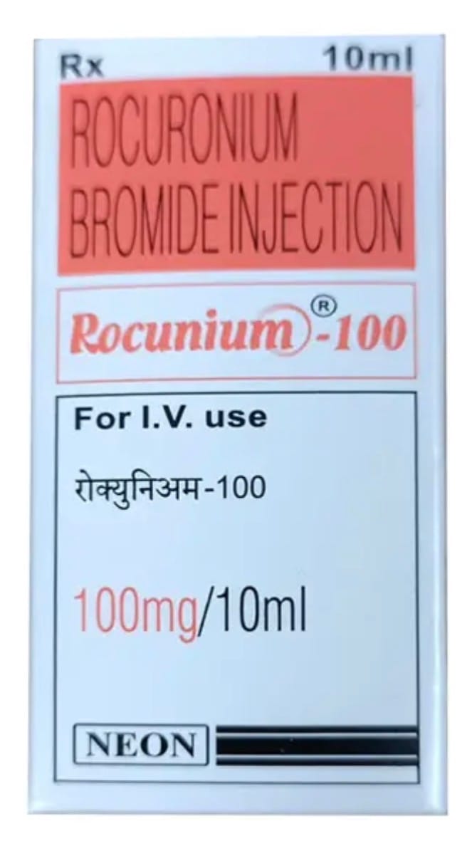 Rocunium 100mg Injection 100mg Vial – Rocuronium Bromide (100mg)