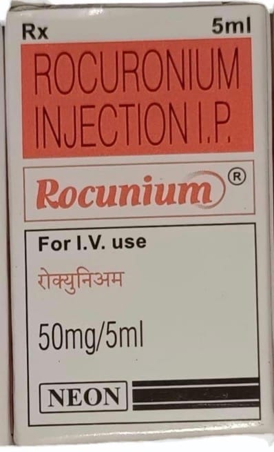 Rocunium 50mg Injection 50mg Vial – Rocuronium Bromide (50mg)