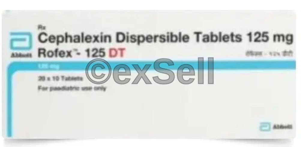 Rofex 125mg Tablet DT 125 mg Tablet – Cefalexin (125mg)