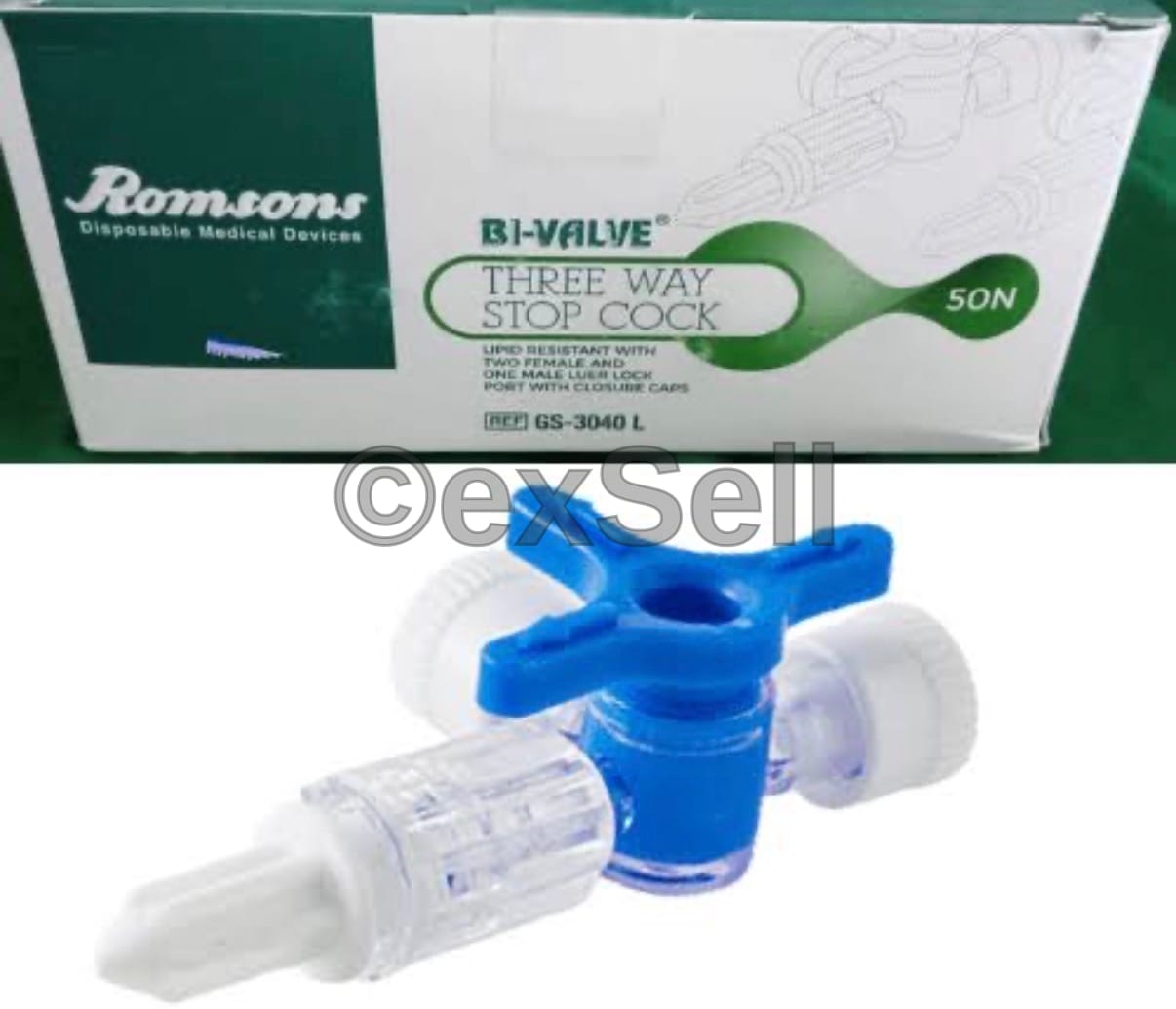 Romsons Bi-Valve Three Way Stop Cock - Stop Cock – -