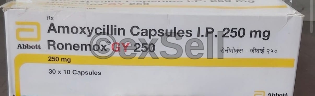 Ronemox GY 250mg Capsule 250 mg Capsule – Amoxycillin 250 mg