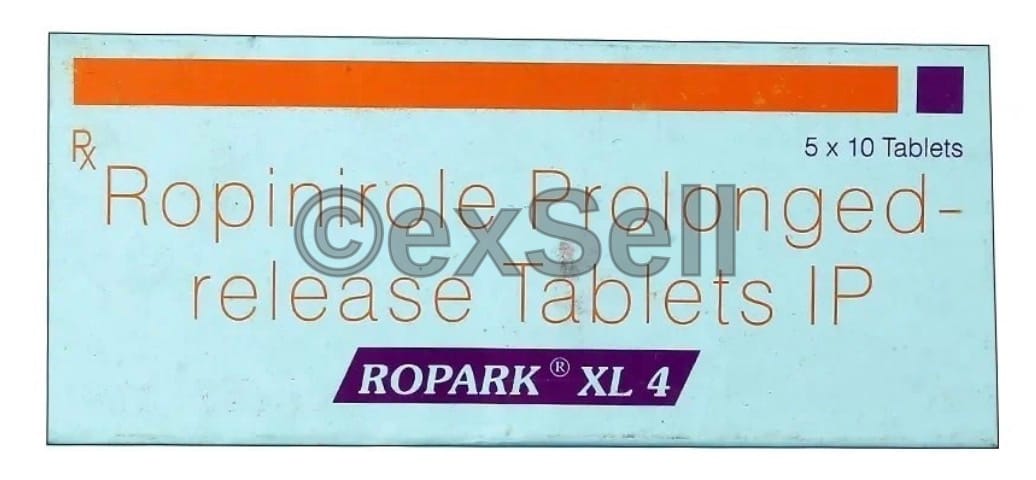 Ropark XL 4mg Tablet 4mg Tablet – Ropinirole (4mg)