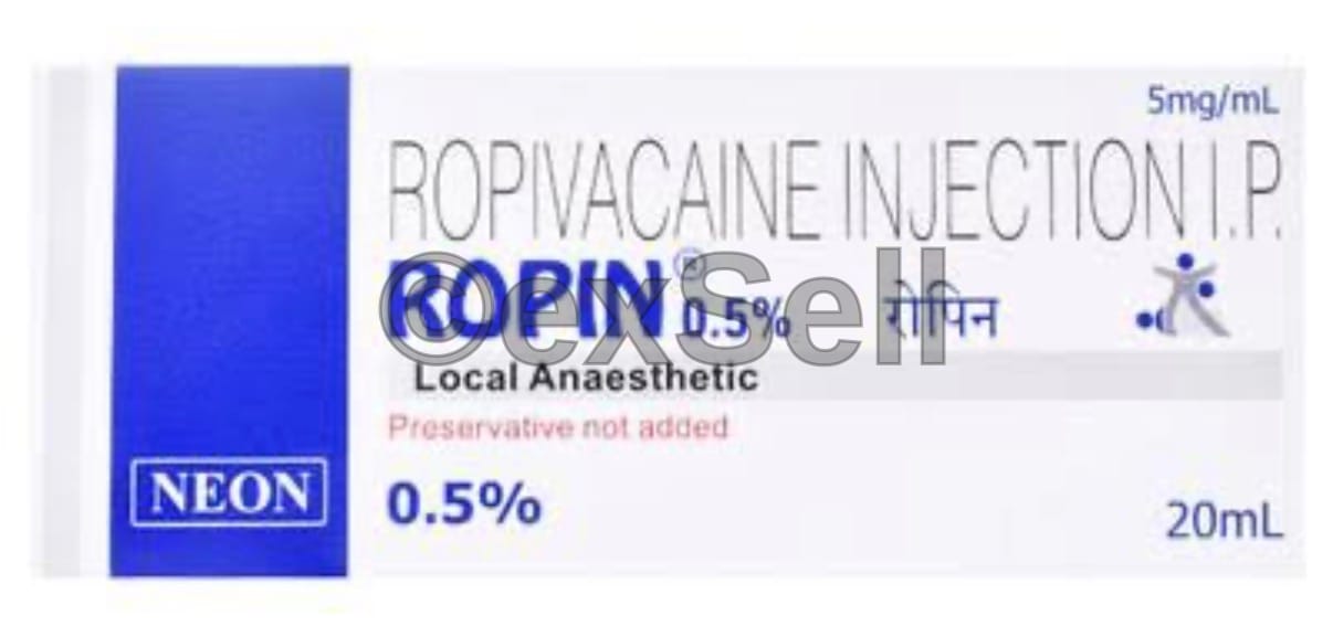 Ropin Injection 0.5% Vial – Ropivacaine (0.5%)