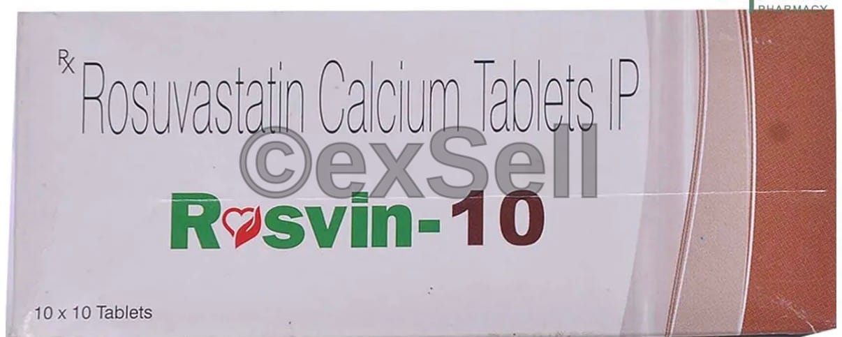 Rosvin 10mg Tablet 10mg Tablet – Rosuvastatin (10mg)