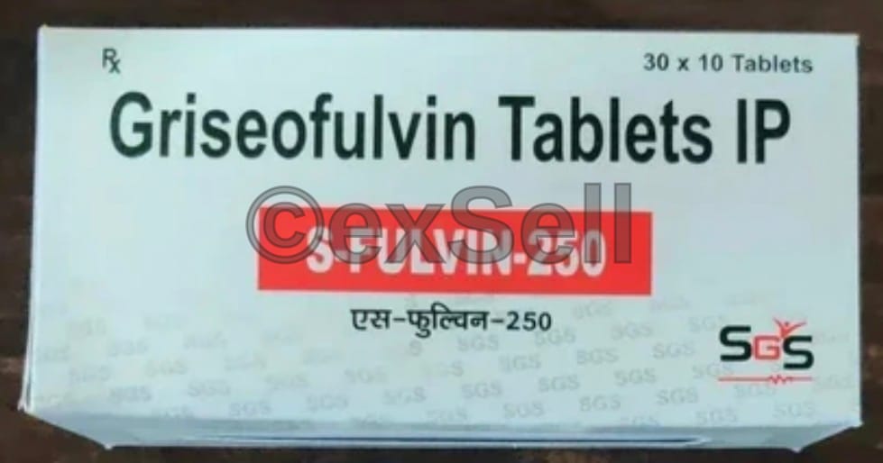 S-Fulvin 250mg Tablets 250mg Tablet – Griseofulvin (250mg)