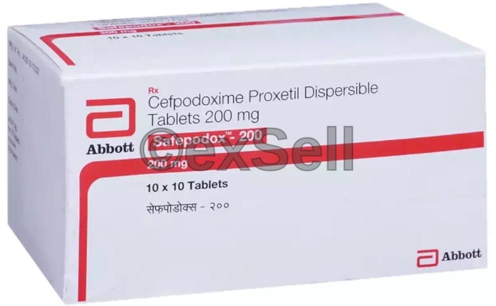 Safepodox 200mg Tablet 200 mg Tablet – Cefpodoxime Proxetil (200mg)