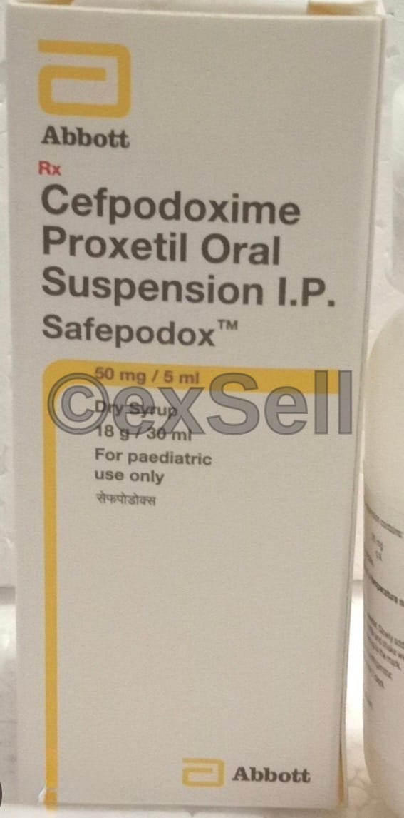 Safepodox Dry Syrup 50 mg Dry Syrup – Cefpodoxime Proxetil 50 mg