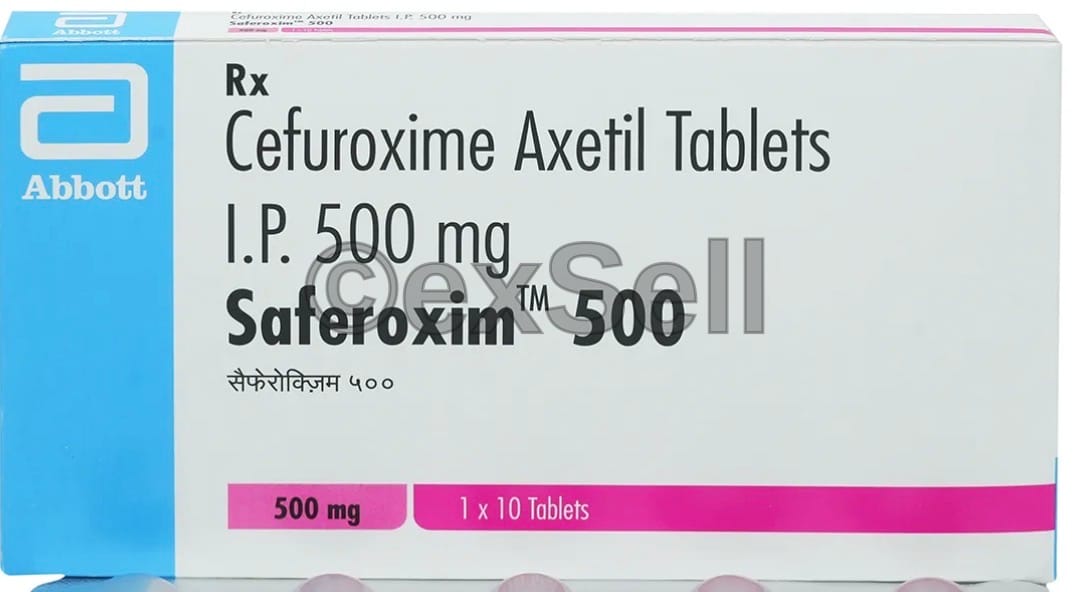 Saferoxim 500mg Tablet 500 mg Tablet – Cefuroxime (500mg)