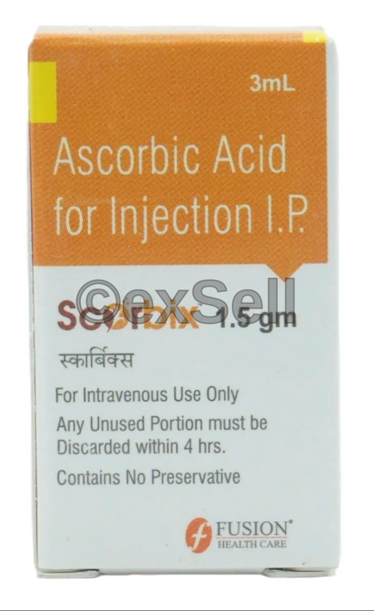 Scorbix 1.5gm Injection 1.5gm Vial – Vitamin C (1.5gm)