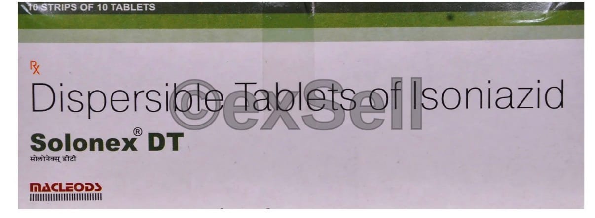 Solonex DT Tablet 100mg Tablet – Isoniazid (100mg)