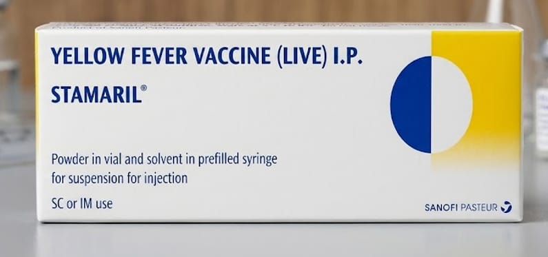 Stamaril Vaccine 0.5ml 1000IU /0.5ml Powder and solvent for injectable suspension – Yellow fever virus (live, attenuated) 1000IU