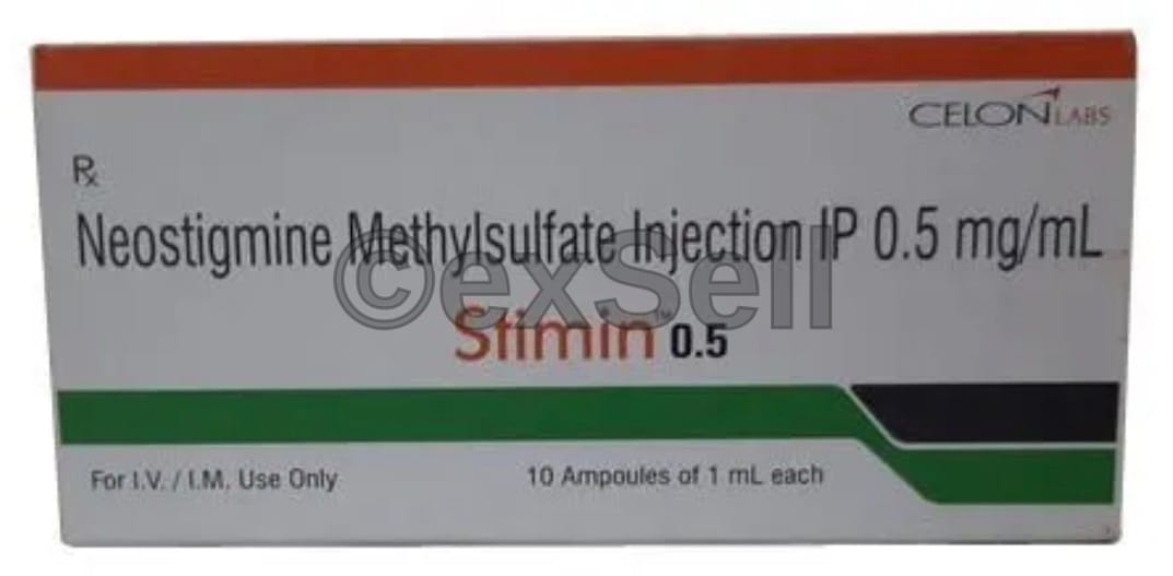 Stimin 0.5mg Injection 0.5 mg Injection – Neostigmine (0.5mg)