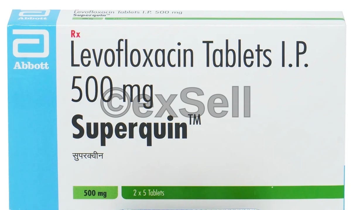 Superquin 500mg Tablet 500 mg Tablet – Levofloxacin (500mg)