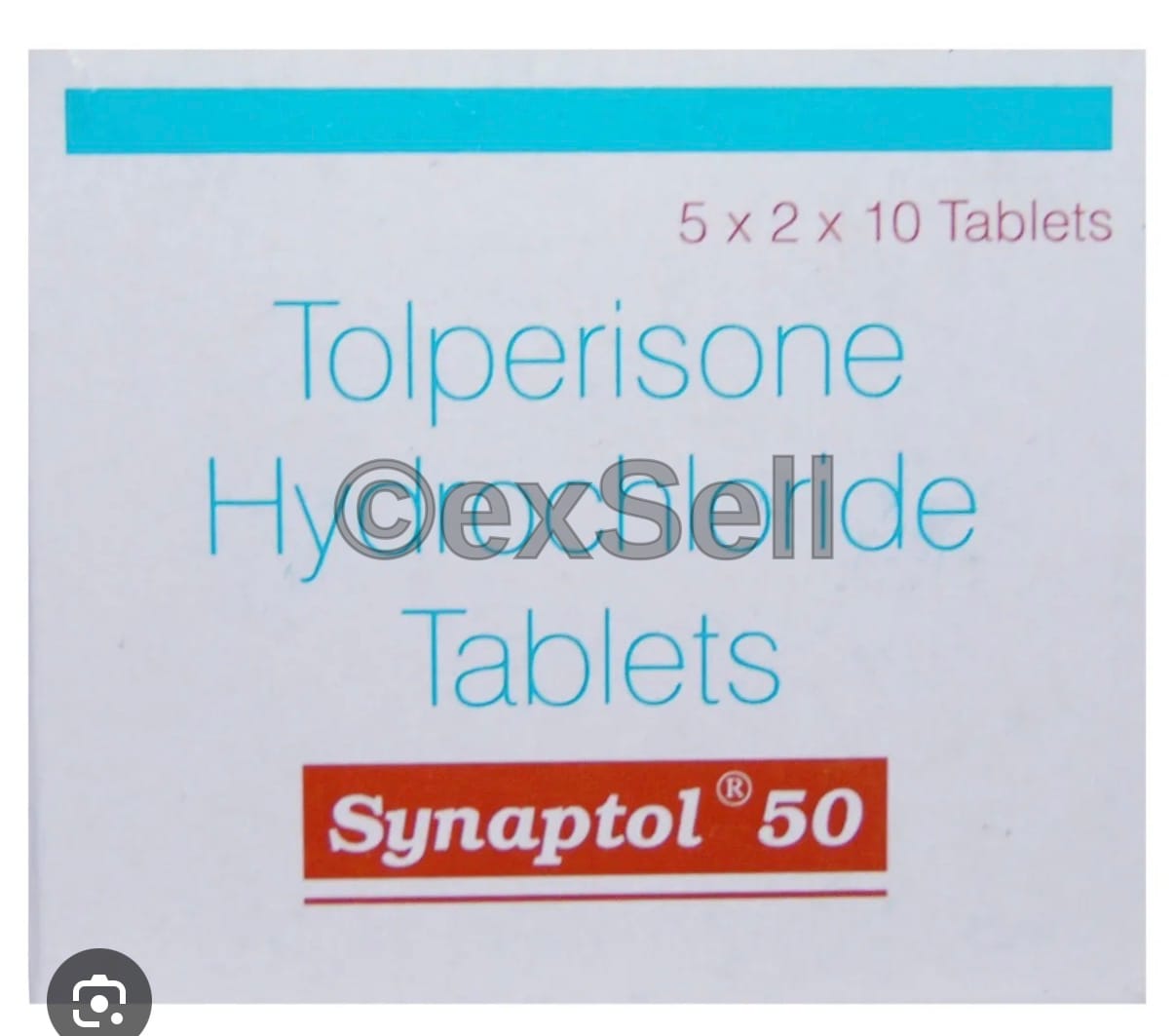 Synaptol 50mg Tablet 50mg Tablet – Tolperisone (50mg)