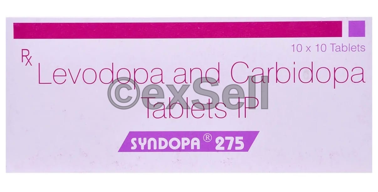 Syndopa 275mg Tablet 275mg Tablet – Levodopa (250mg) + Carbidopa (25mg)