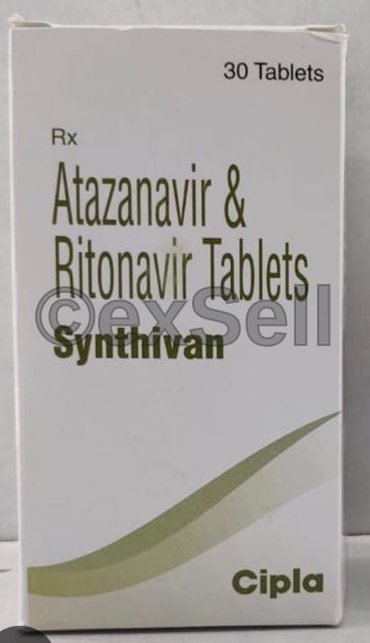 Synthivan Tablet 300mg + 100mg Tablet – Atazanavir (300mg) + Ritonavir (100mg)