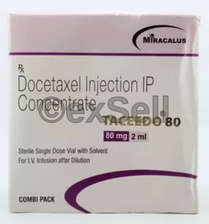 Taceedo 80mg Injection 80mg Vial – Docetaxel (80mg)