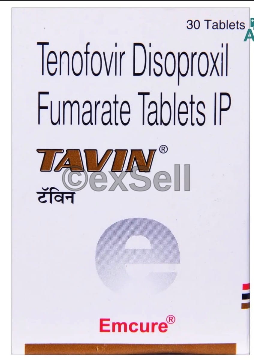 Tavin L Tablet 300mg + 300mg Tablet – Lamivudine (300mg) + Tenofovir disoproxil fumarate (300mg)