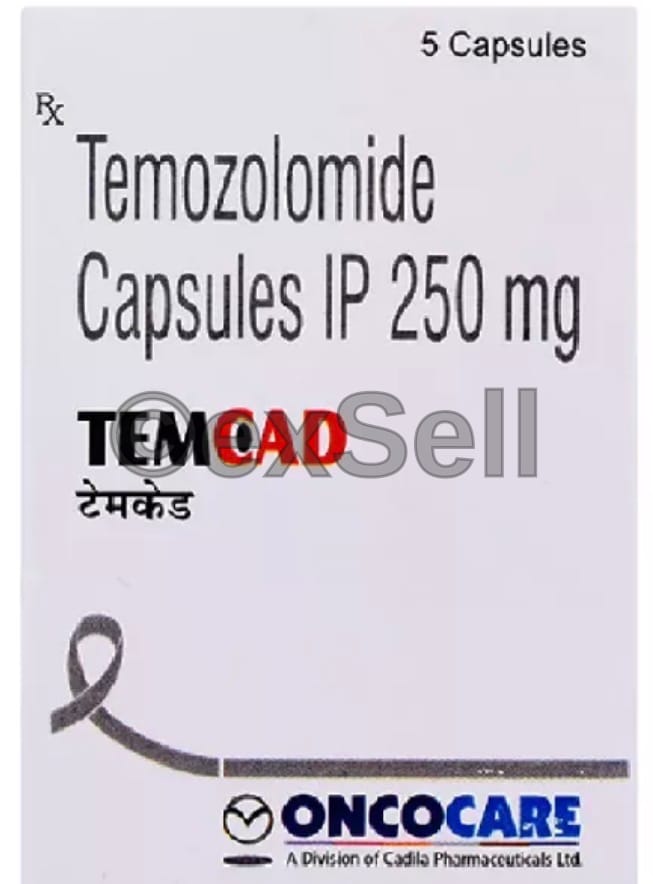 Temcad 250mg Capsule 250mg Capsule – Temozolomide (250mg)