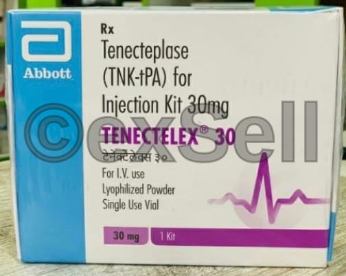 Tenectelex 30mg Injection 30mg Vial – Tenecteplase (30mg)
