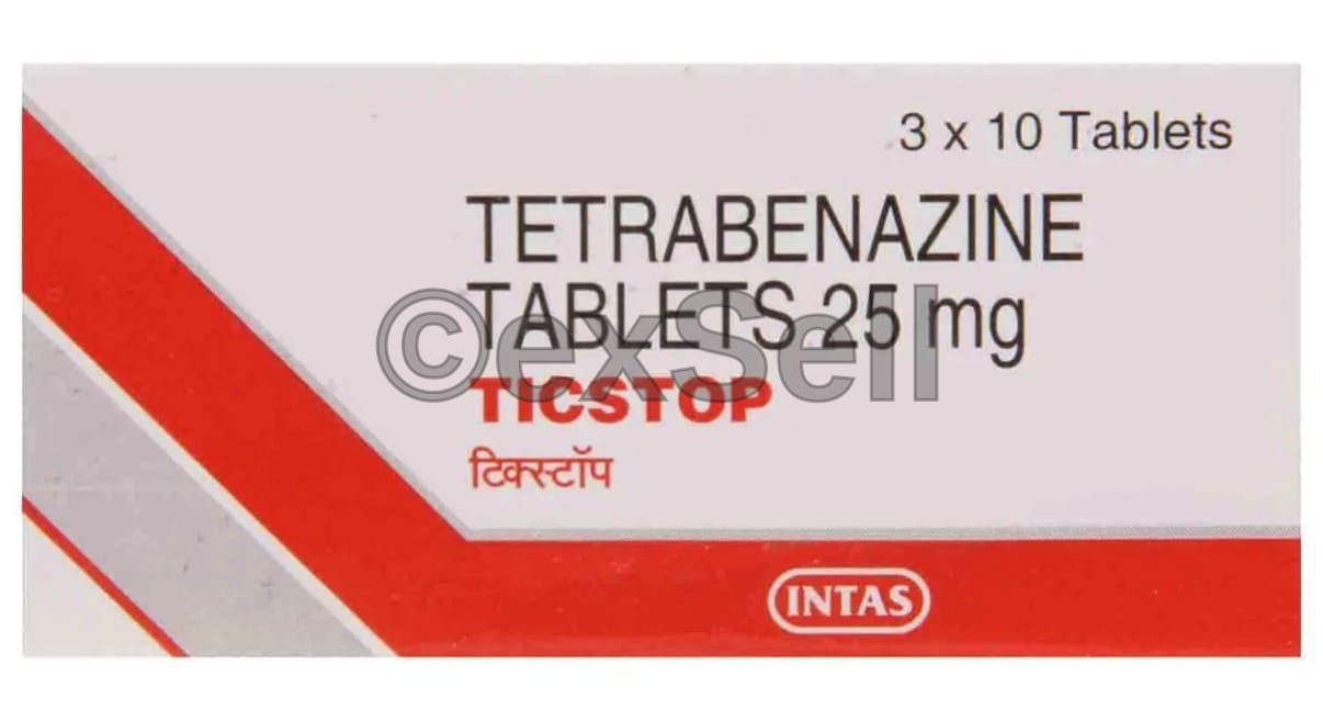 Ticstop 25mg Tablet 25mg Tablet – Tetrabenazine (25mg)