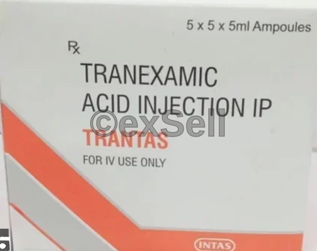 Trantas 500mg Injection 500mg Injection – TRANEXAMIC ACID-500MG