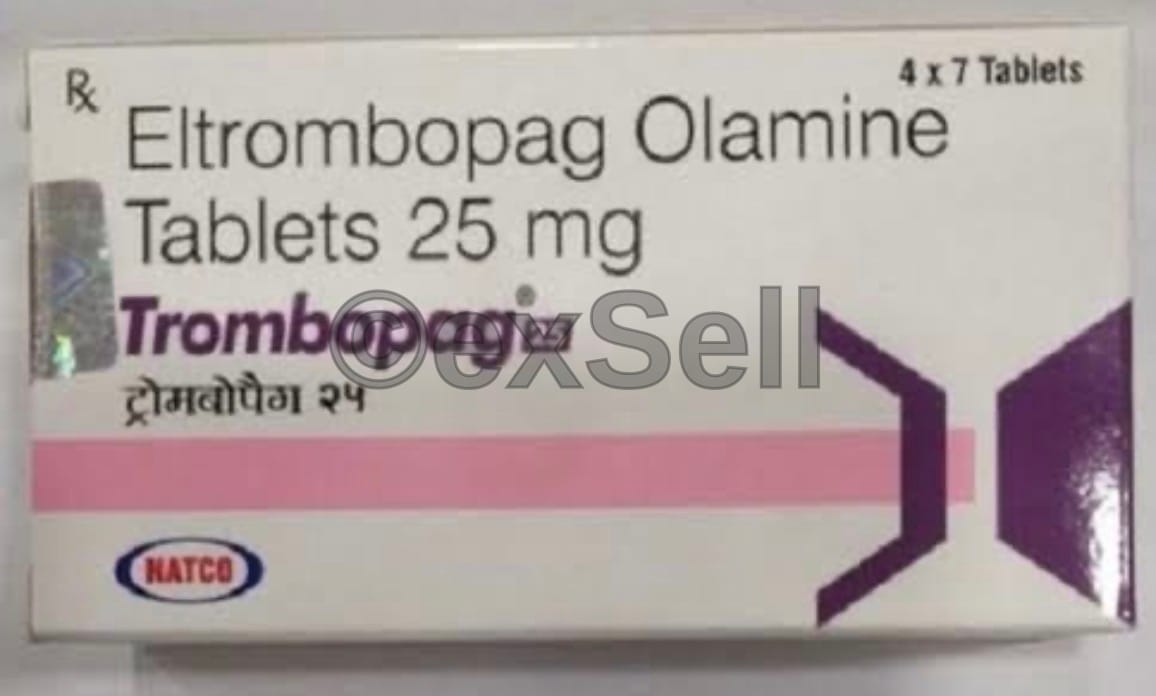 Trombopag 25mg Tablet 25mg Tablet – Eltrombopag (25mg)