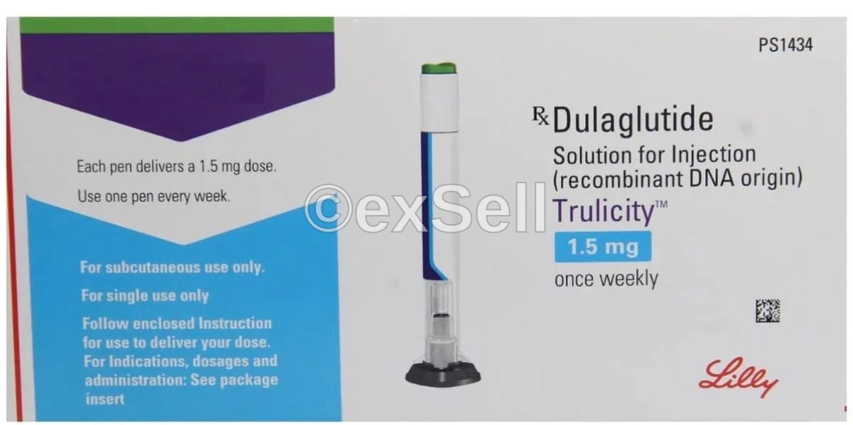 Trulicity 1.5mg 1.5 mg Prefilled syringe – Dulaglutide (1.5mg/0.5ml)