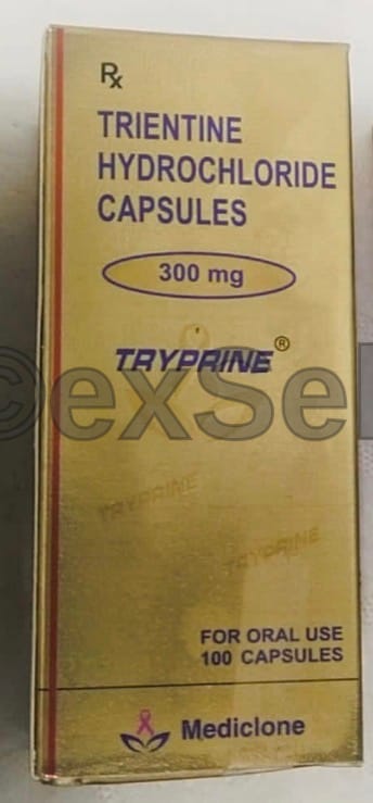 Tryprine 300mg 300mg Capsule – Trientine Hydrochloride 300mg