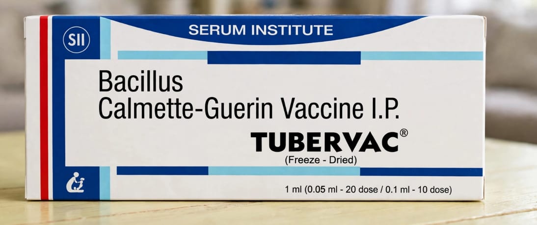 Tubervac vaccine 0.1 ml/10 dose Vial – Bacillus Calmette-Guerin 1ml