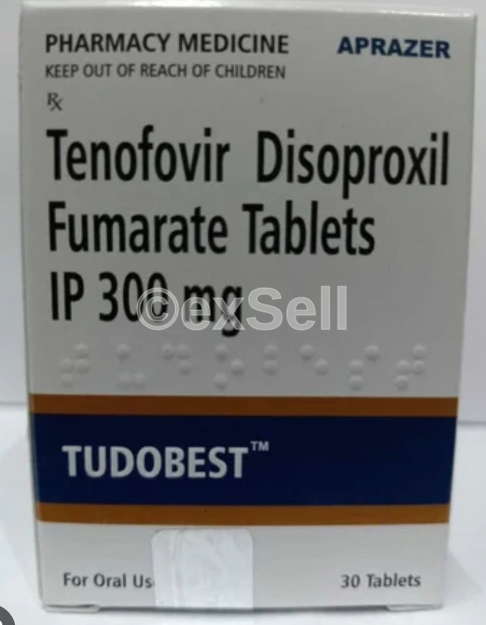 Tudobest 300mg Tablet 300mg Tablet – Tenofovir Disoproxil Fumarate (300mg)