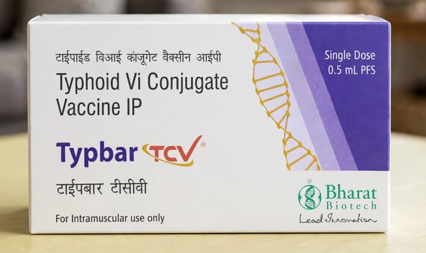 Typbar-TCV PFS 25mcg/0.5ml Injection – Purified Vi Polysaccharide Typhoid Vaccine (25mcg)