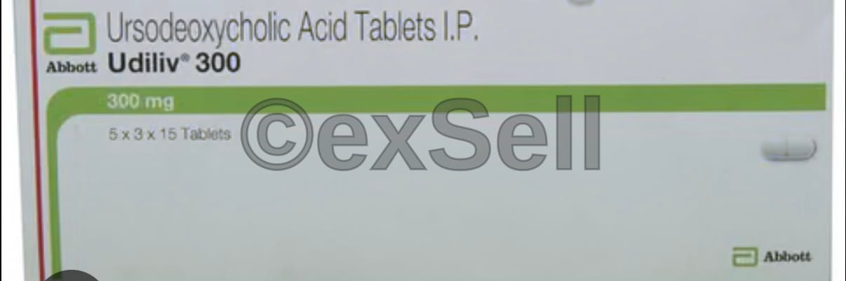 Udiliv 300mg Tablet 300mg Tablet – Ursodeoxycholic Acid (300mg)
