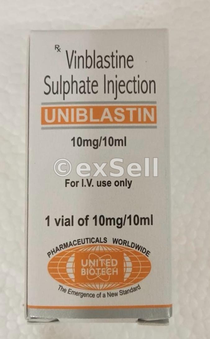 Uniblastin 10mg Injection 10 mg Injection – Vinblastine (10mg)