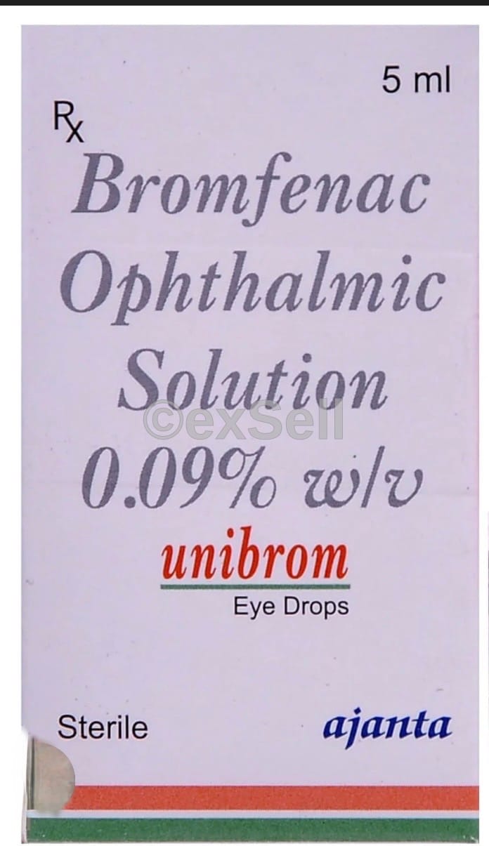 Unibrom Eye Drop 0.2% Eye Drop – Bromfenac (0.09%)