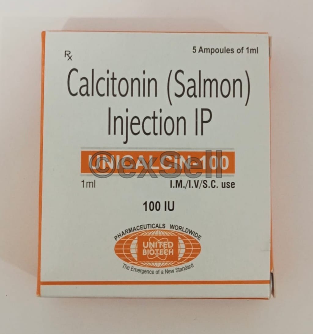 Unicalcin 100IU Injection 100 IU Ampoule – Calcitonin (Salmon) (100IU)