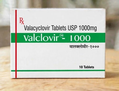 Valclovir 1000 1000 MG Tablets – Valacyclovir 1000 mg