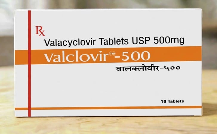 Valclovir 500 500 mg Tablets – Valacyclovir 500 mg