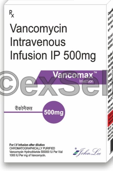 Vancomax 500mg Injection 500mg Vial – Vancomycin (500mg)