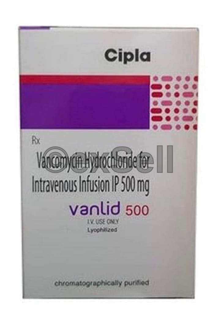 Vanlid 500mg Infusion 500mg Infusion – Vancomycin (500mg)