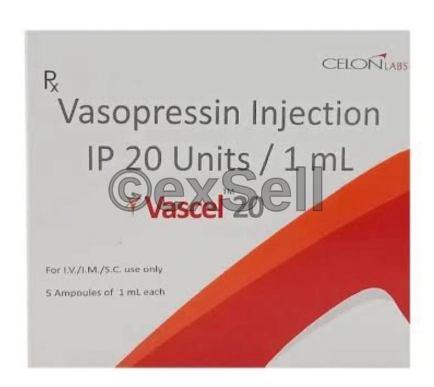 Vascel 20IU Injection 20IU Vial – Vasopressin (20IU)
