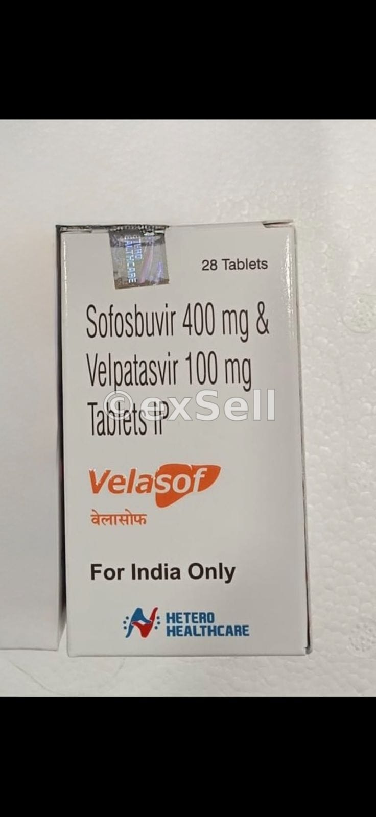 Velasof 400mg/100mg Tablet 400mg/100mg Tablets – Sofosbuvir (400mg) + Velpatasvir (100mg)