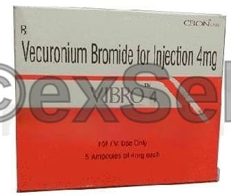 Vibro 4 mg Injection 4 mg Injection – Vecuronium- 4mg