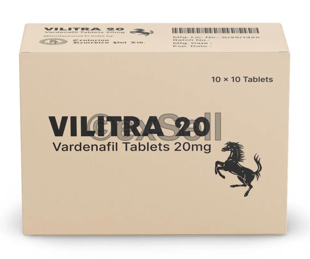 Vilitra 20mg Tablet 20mg Tablet – Vardenafil (20mg)