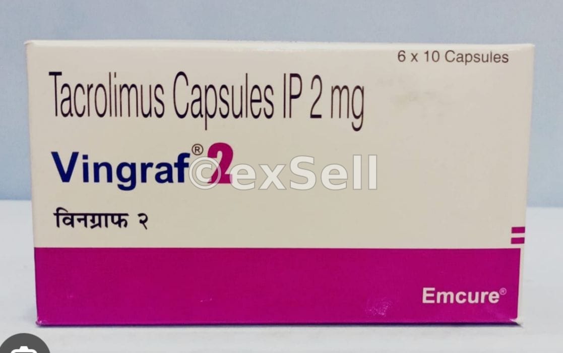 Vingraf 2mg Capsule 2 mg Capsule – Tacrolimus (2mg)