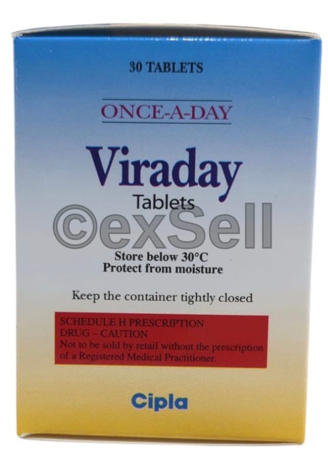 Viraday Tablet 200mg+300mg+600mg Tablet – Emtricitabine (200mg) + Tenofovir disoproxil fumarate (300mg) + Efavirenz (600mg)