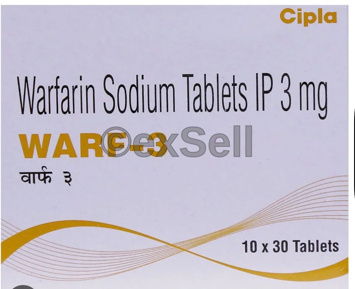 Warf 3mg Tablet 3mg Tablet – Warfarin (3mg)