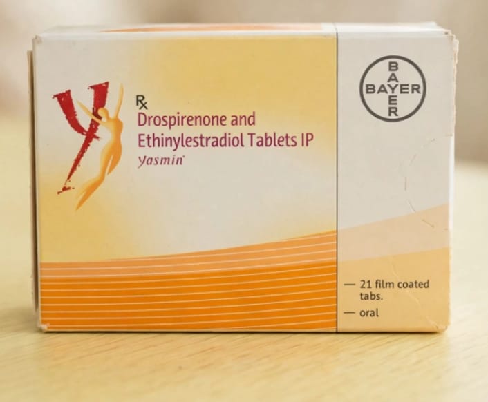 Yasmin 0.03 mg+3mg Tablet – Ethinyl Estradiol (0.03 mg)+ Drospirenone (3 mg)