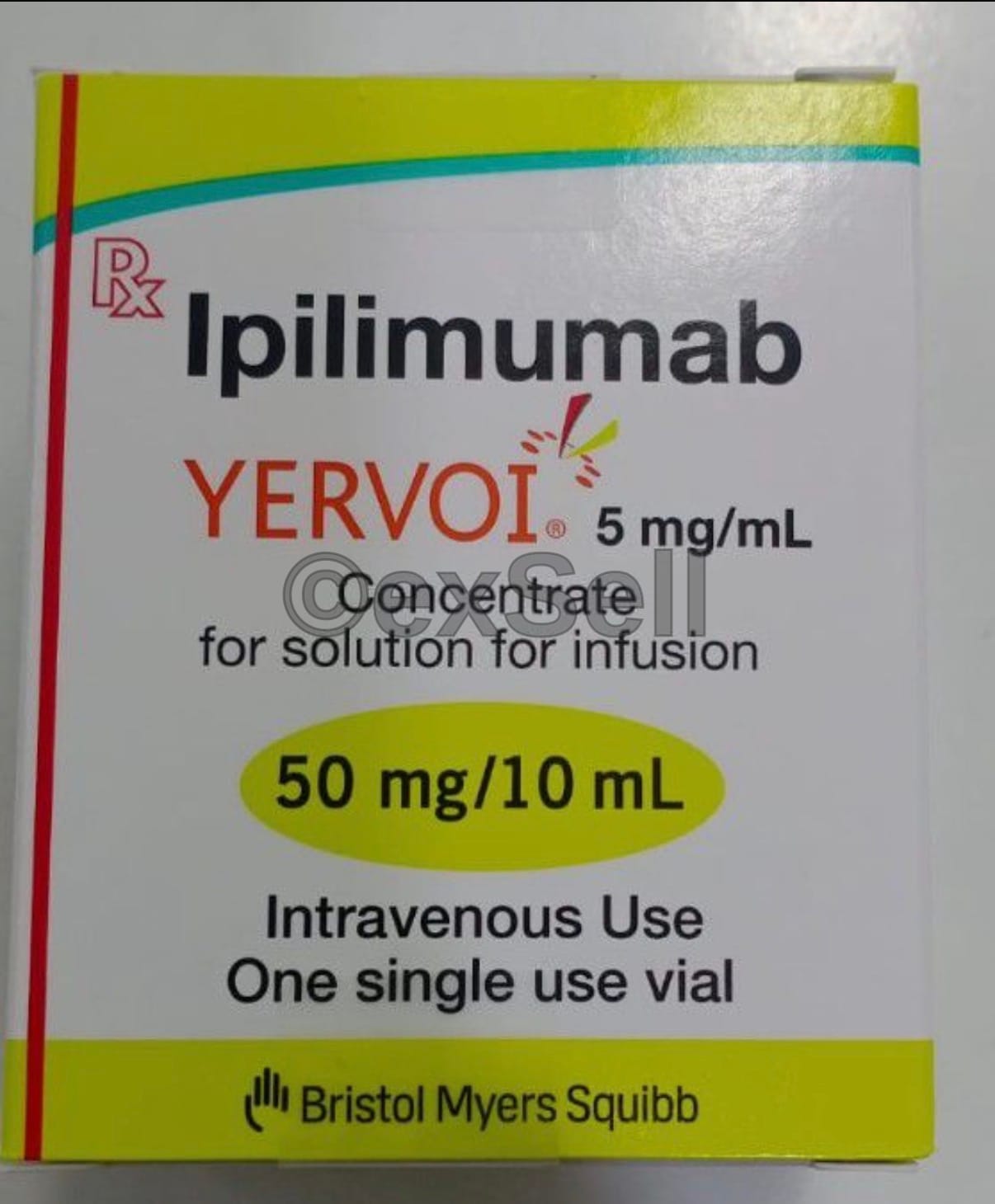 Yervoi 50mg Injection 50 mg Injection – Ipilimumab (50mg)